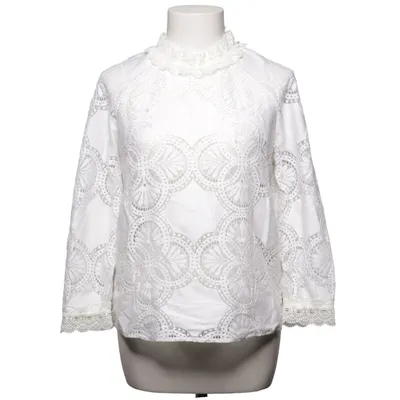 Blouse (Wit) van Sézane Katoen, Polyamide, Polyester