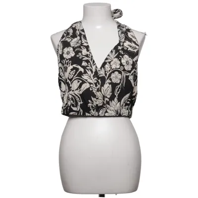 Halternecktopp (Svart, Vit, Flerfärgad) från Zara Polyester