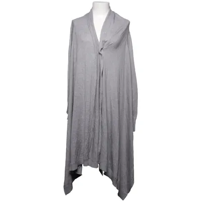 Cardigan (Gray) from Donna Karan Acrylic, Silk, Tencel, Wool