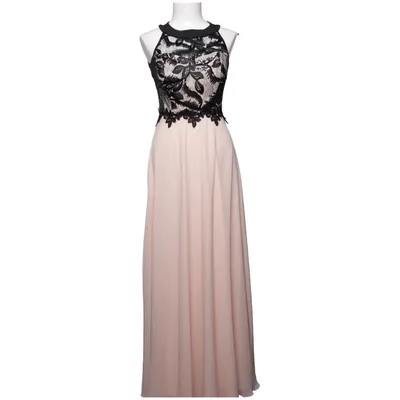 Avondjurk (Roze, Zwart) van Fervente Elastaan, Polyester, Viscose