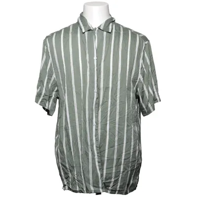 Korte mouwen shirt (Groen, Wit) van H&M Lyocell
