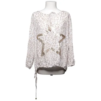 Bluse (Beige, Hvid) fra Hot Lava Viscose