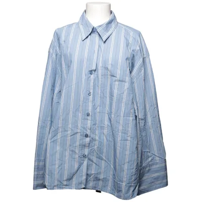 Skjorte (Blå, Hvid) fra H&M Edition Bomuld, Polyamid