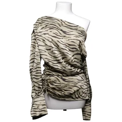 Top (Beige, Zwart) van Zara Polyester