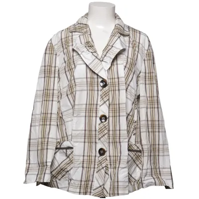 Blazer (Wit, Bruin, Grijs) van G.W. Polyester