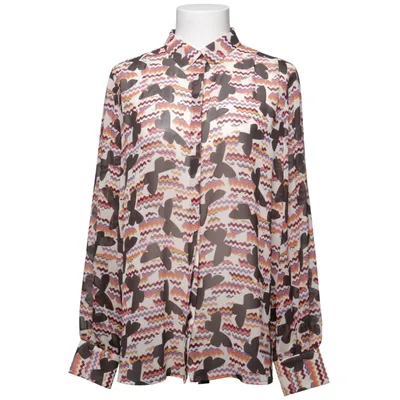 Bluse (Beige, Flerfarvet) fra Missoni Lindex Polyester