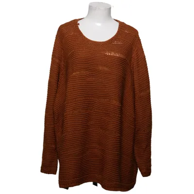 Tröja (Brun) från Zizzi Akryl, Bomull, Mohair, Viskos, Ull
