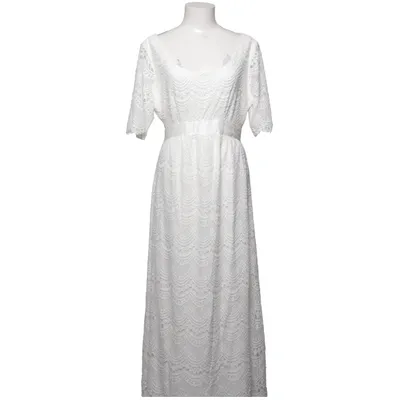 Brudekjole (Hvid) fra Tiffany Rose Elastan, Polyamid, Viscose