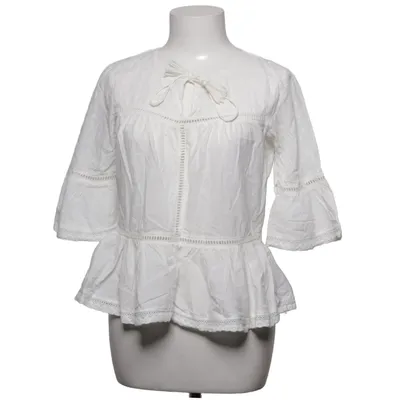 Pussy bow blouse (White) from Indiska Cotton