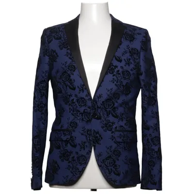 Blazer (Blau, Schwarz) von Twisted Tailor Elasthan, Polyester, Viskose, Wolle