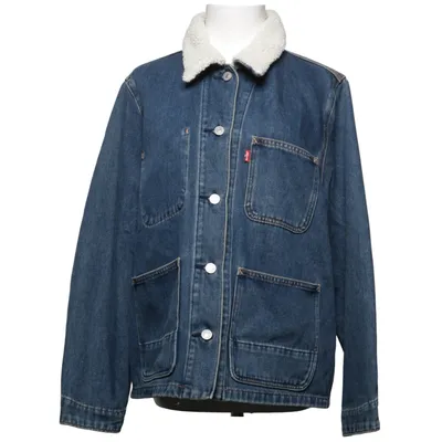 Gevoerde spijkerjas (Blauw) van Levi Strauss & Co Katoen, Imitatiebont, Polyester, Wol