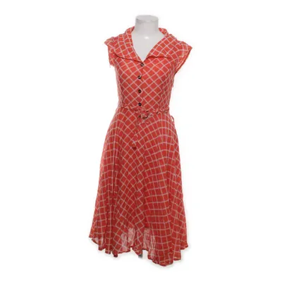 Wrap dress (Red, White) from Edith & Ella Cotton, Silk