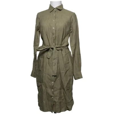 Skjortklänning (Grön) från Feminine Linne