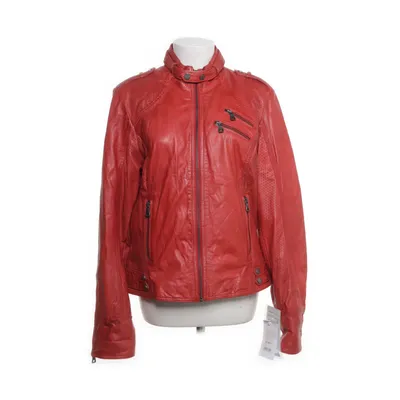 Leather jacket (Red) from Jilani Collection Leather, Polyester