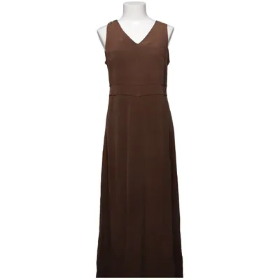 Robe longue (Marron) de Ellegal Soie