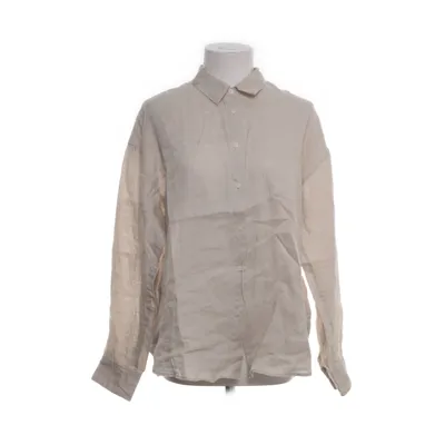 Shirt (Beige) van Uniqlo Linnen