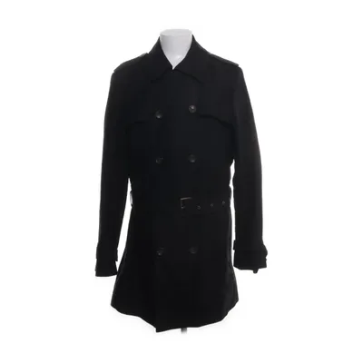Trenchcoat (Zwart) van Kiomi Katoen, Polyester