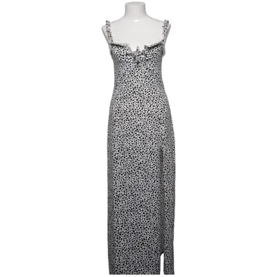 Långklänning (Svart, Vit) från Boohoo Elastan, Polyester