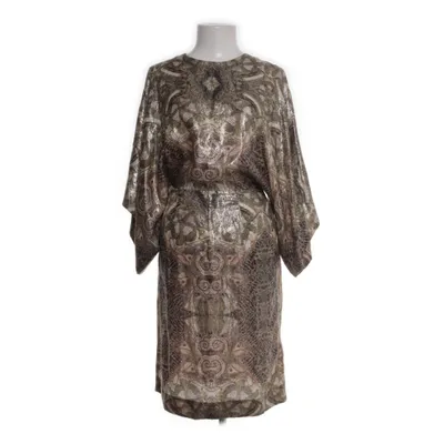 Klänning (Guldfärgad, Flerfärgad) från H&M Conscious Collection Exclusive Lyocell, Metallfiber, Silke