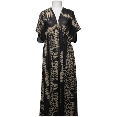 Långklänning (Svart, Beige) från FAV Polyester