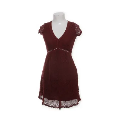 Jurk (Rood) van Hollister Katoen, Polyamide, Viscose