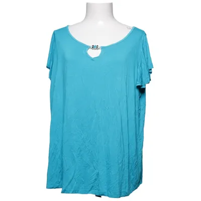 Top (Blauw) van Janina Curved Elastaan, Viscose