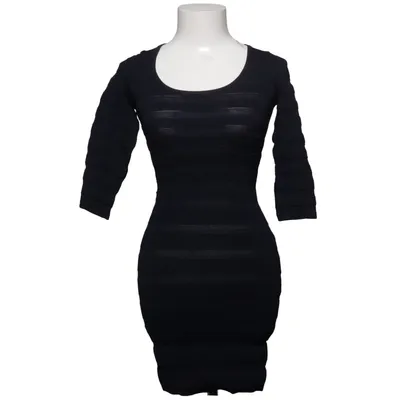 Jurk (Zwart) van Mango Basics Polyamide, Viscose