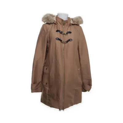 Winterjas (Beige) van Mango Basics Katoen, Polyamide, Polyester, Bont, Acryl