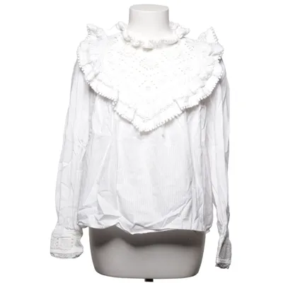 Blouse (Blanc) de Sézane Coton, Polyester