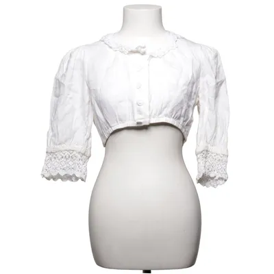 Dirndl blouse (Wit) van Pfister Linnen