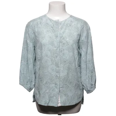 Blouse (Vert, Bleu) de Diane von Furstenberg Coton, Élasthane, Soie