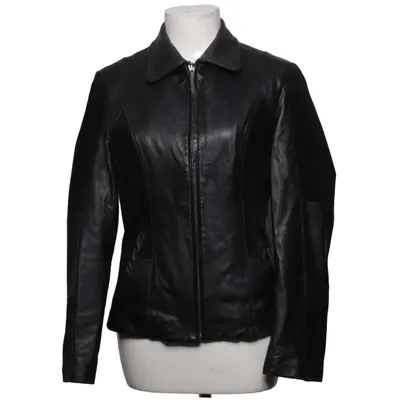 Läderjacka (Svart) från Petroff Skinn, Polyester