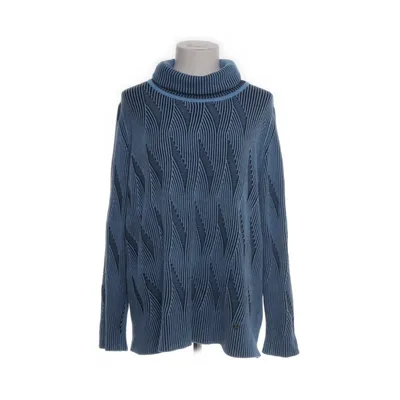Turtleneck (Blue, Black) from Golléhaug Acrylic, Modal, Polyamide