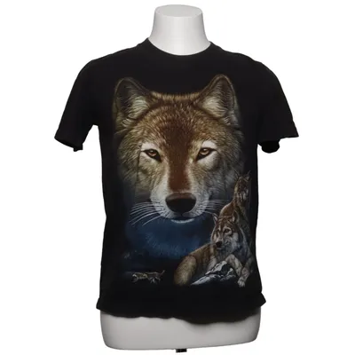 T-shirt (Schwarz, Mehrfarbig) von Rock Eagle Baumwolle