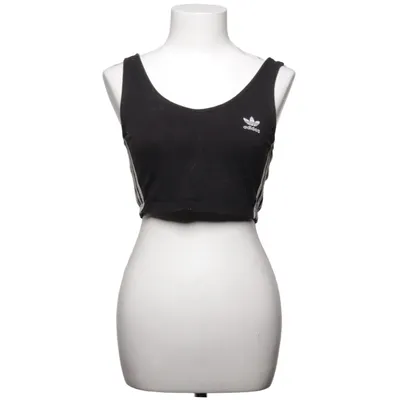Crop top (Zwart, Wit) van Adidas