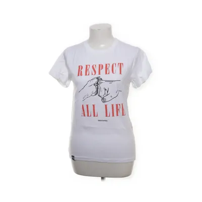 T-shirt (Vit, Röd) från Dedicated Bomull
