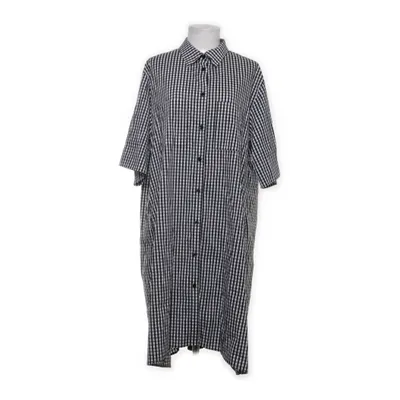 Shirt dress (Black, White) from Nice & Chic Cotton, Elastane, Polyamide