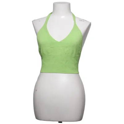 Halterneck top (Grøn) fra Djerf Avenue Elastan, Viscose