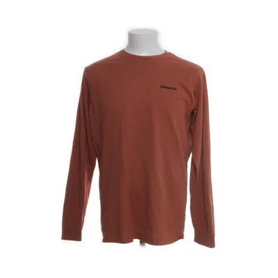 Långärmad t-shirt (Röd) från Patagonia Återvunnen bomull, Återvunnen polyester