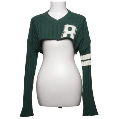 Crop top (Grön, Vit) från Iets Frans Akryl, Bomull