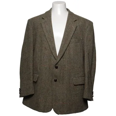 Blazer (Beige, Grå) fra Harris Tweed Polyester, Viscose, Uld