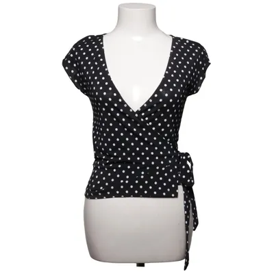 Slå-om top (Sort, Hvid) fra Warehouse Elastan, Polyester