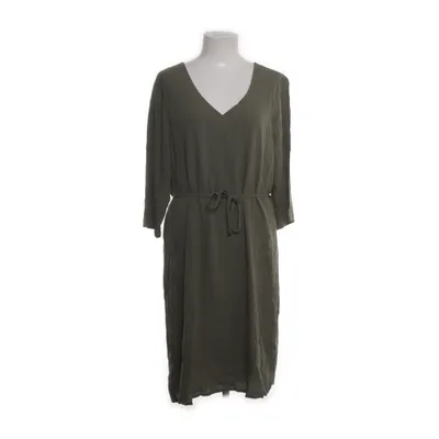 Dress (Green) from Zusss Polyester, Viscose