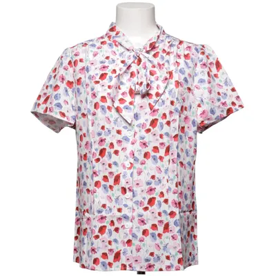 Blouse (Blanc, Multicolore) de Belle Poque Élasthane, Polyester