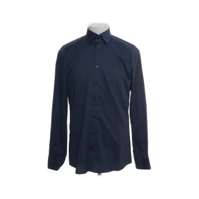 Shirt (Blue) from Olymp Cotton, Elastane