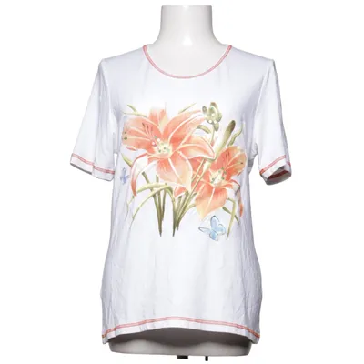 T-shirt (Wit, Meerkleurig) van Lecomte Elastaan, Viscose