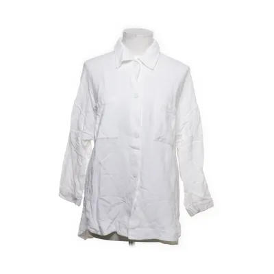 Blouse (Wit) van Massimo Dutti Linnen, Viscose