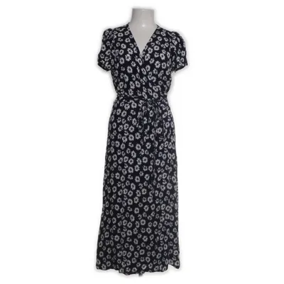 Omlottklänning (Blå, Vit) från Gap Viskos