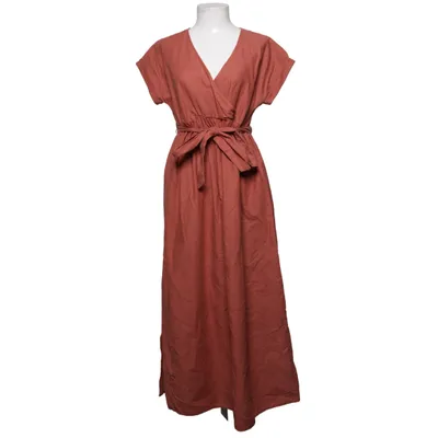 Långklänning (Röd) från Vertbaudet Bomull, Linne