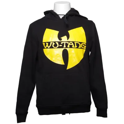 Sweat à capuche (Noir, Jaune) de Wu Wear Coton, Polyester